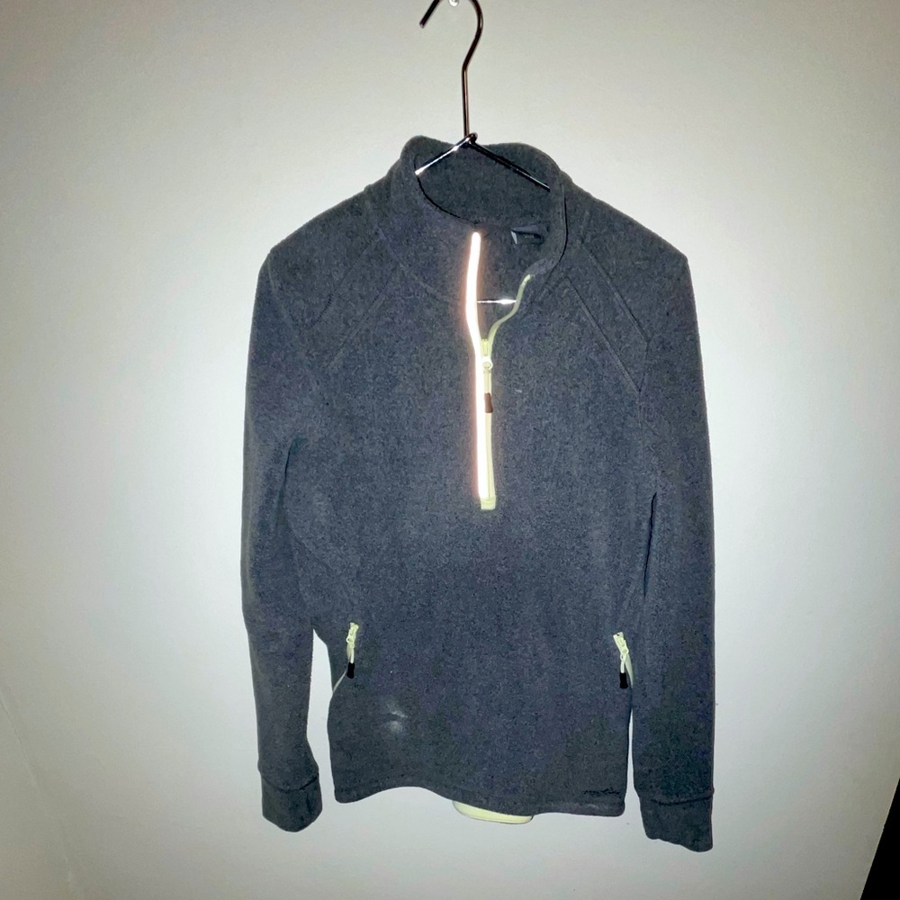 Eddie Bauer Long Sleeve Fleece With Thumb Holes and Pockets